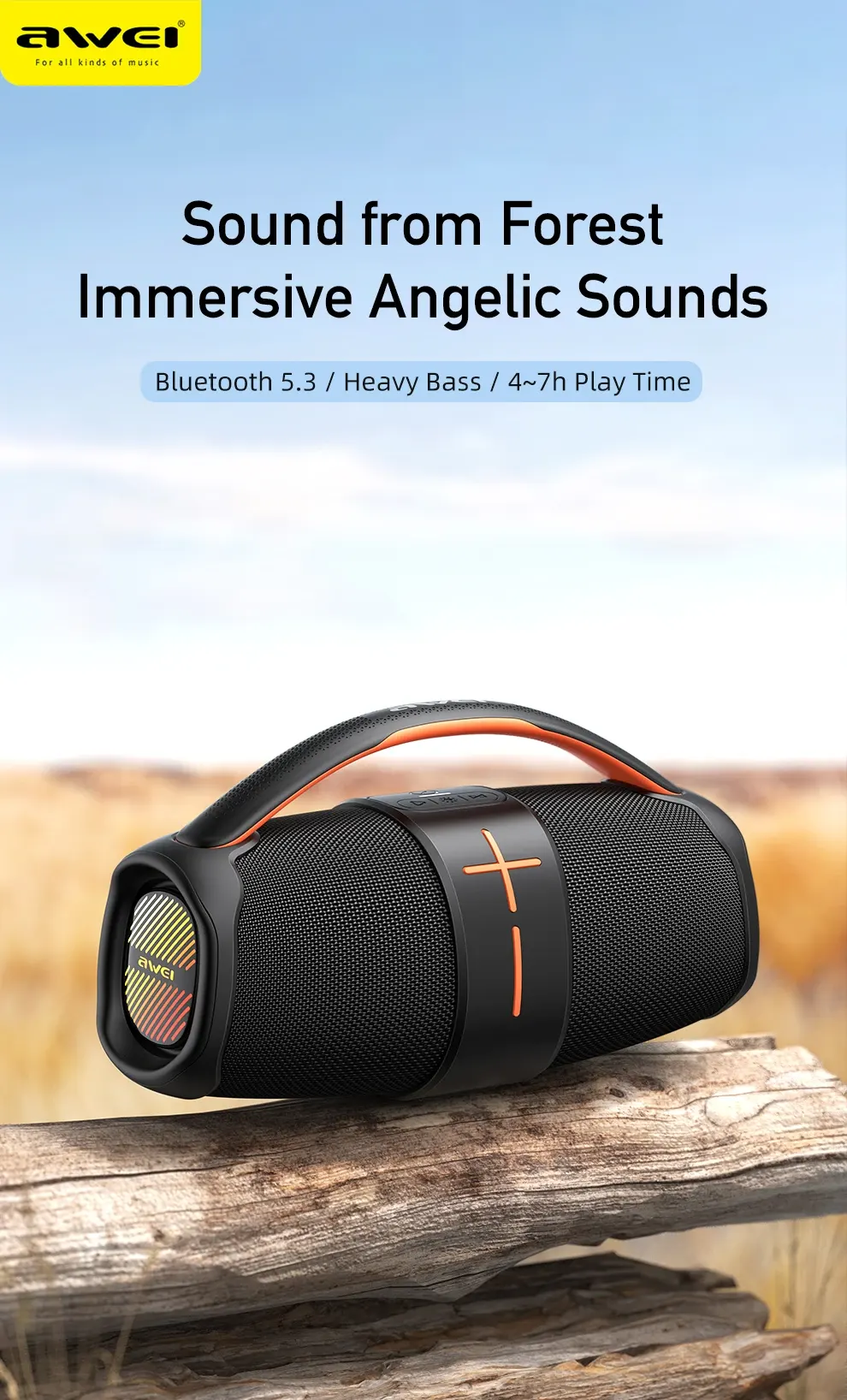 Awei-Y887-Portable-Outdoor-Bluetooth-Speaker price in bangladesh