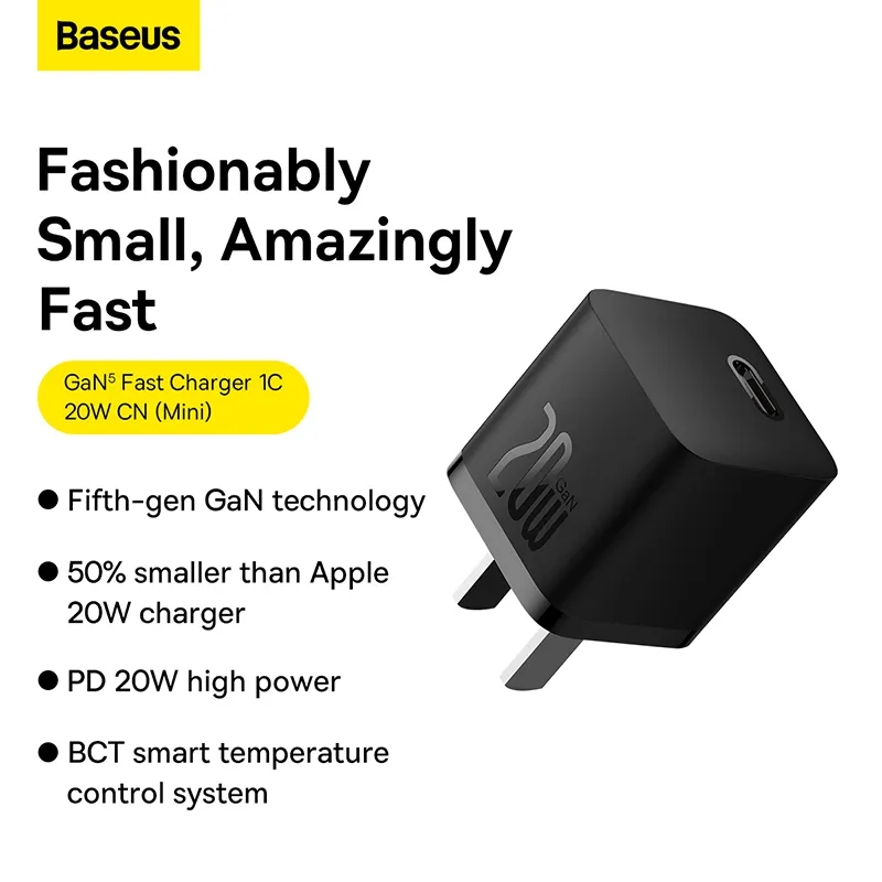 Baseus-20W-Mini-GaN5-Fast-Charger-Set