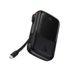 Baseus Qpow Pro 20000mAh 22.5W Power Bank - Fast Charging with Built-in Cable