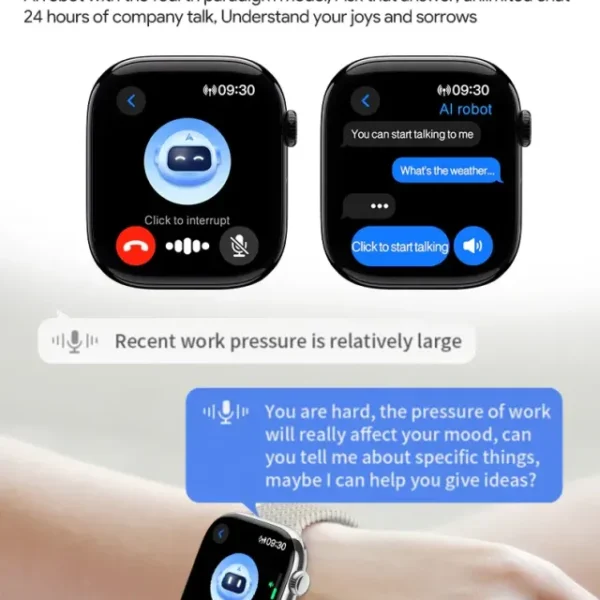 HK11 Pro Max Smartwatch- AMOLED Display, 1GB Music Storage, AI Voice Assistant price