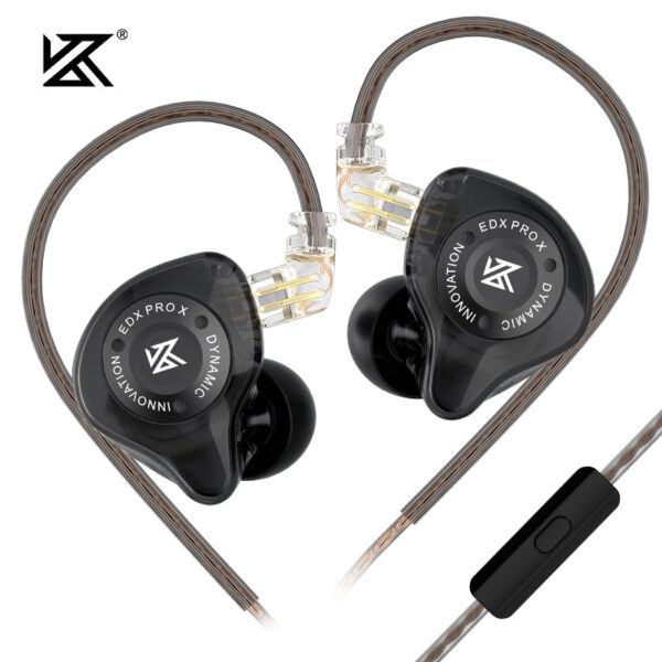 KZ EDX Pro X Dynamic IEM Earphones - Detachable Cable & Hi-Res Audio