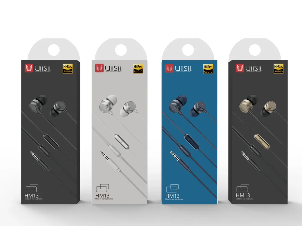 UiiSii HM13 Wired Earphones - Deep Bass Heavy Metal In-Ear Headset