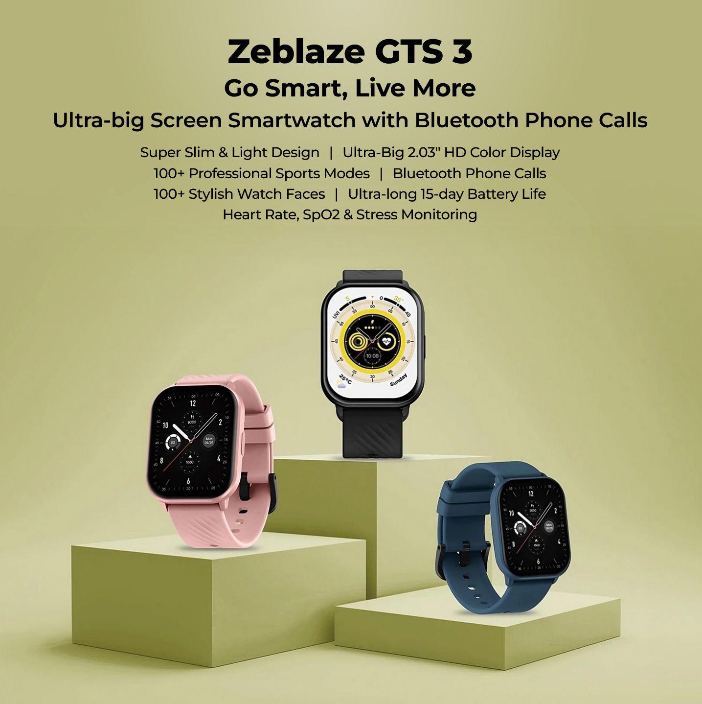 Zeblaze GTS 3 BT Voice Calling Smartwatch