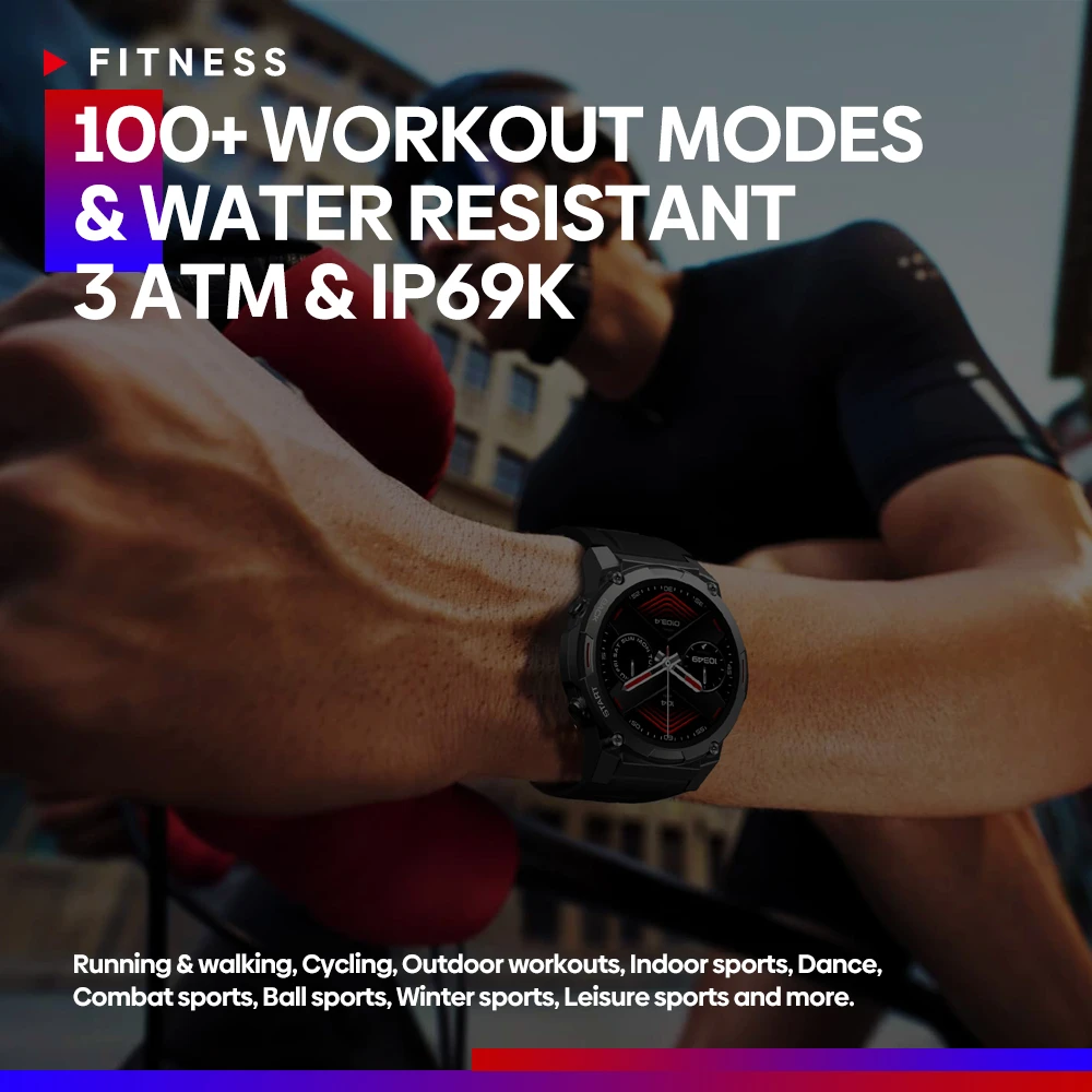 Zeblaze Vibe 7 Pro Military-Grade Smartwatch- AMOLED Display & IP69K Water Proof price