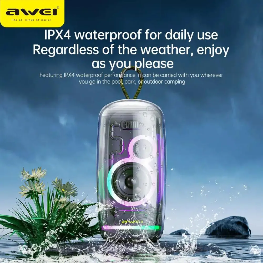 Awei KA32 20W Portable Bluetooth Speaker with RGB Light & TWS Bass price in bangladesh