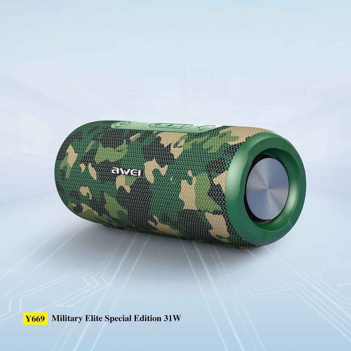 Awei Y669 Military Edition 31W Portable Bluetooth Speaker (1) 31W bluetooth speaker