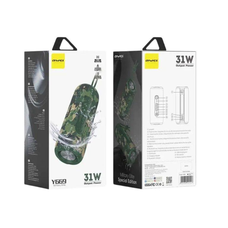 Awei Y669 Military Edition 31W Portable Bluetooth Speaker