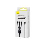 Baseus 100W 3-in-1 Multi USB Charging Cable Type C to C-M-L price in bangladesh