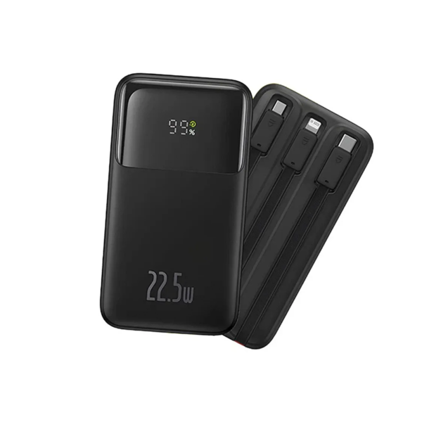 Baseus Comet Series 10000mAh 22.5W Triple-Cable Digital Display Fast Charge Power Bank