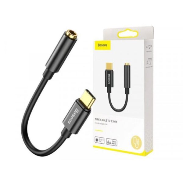 Baseus L54 Type-C to 3.5mm Aux Headphone Jack Adapter with DAC Chip price in bangladesh