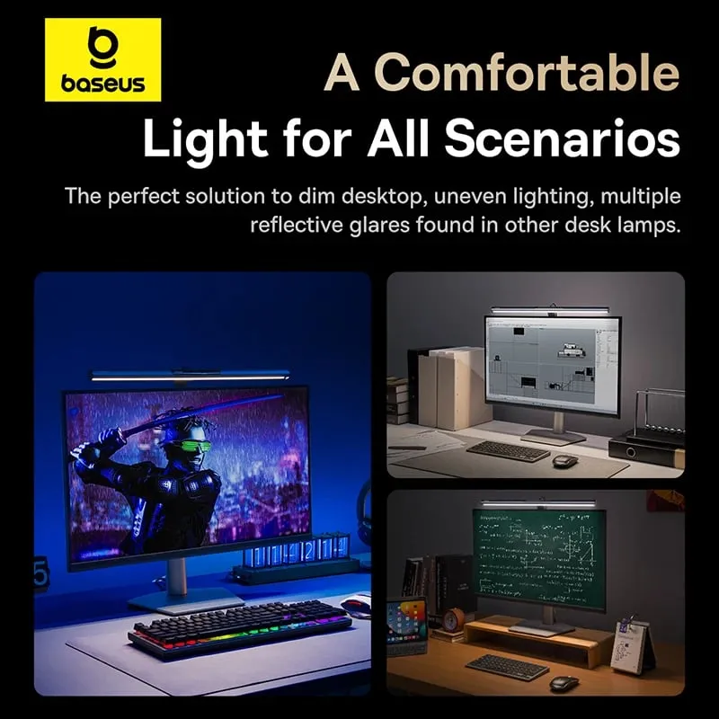 Asymmetric desk lamp
