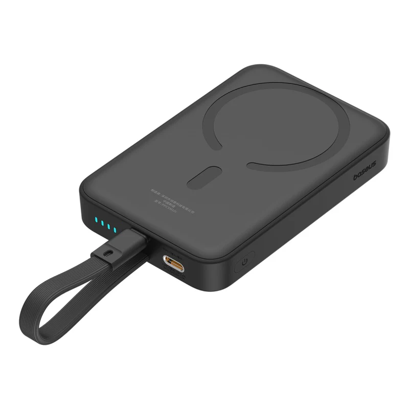 Baseus Magnetic Mini Power Bank 10000mAh 20W with Built-in Lighting Cable price in bangladesh