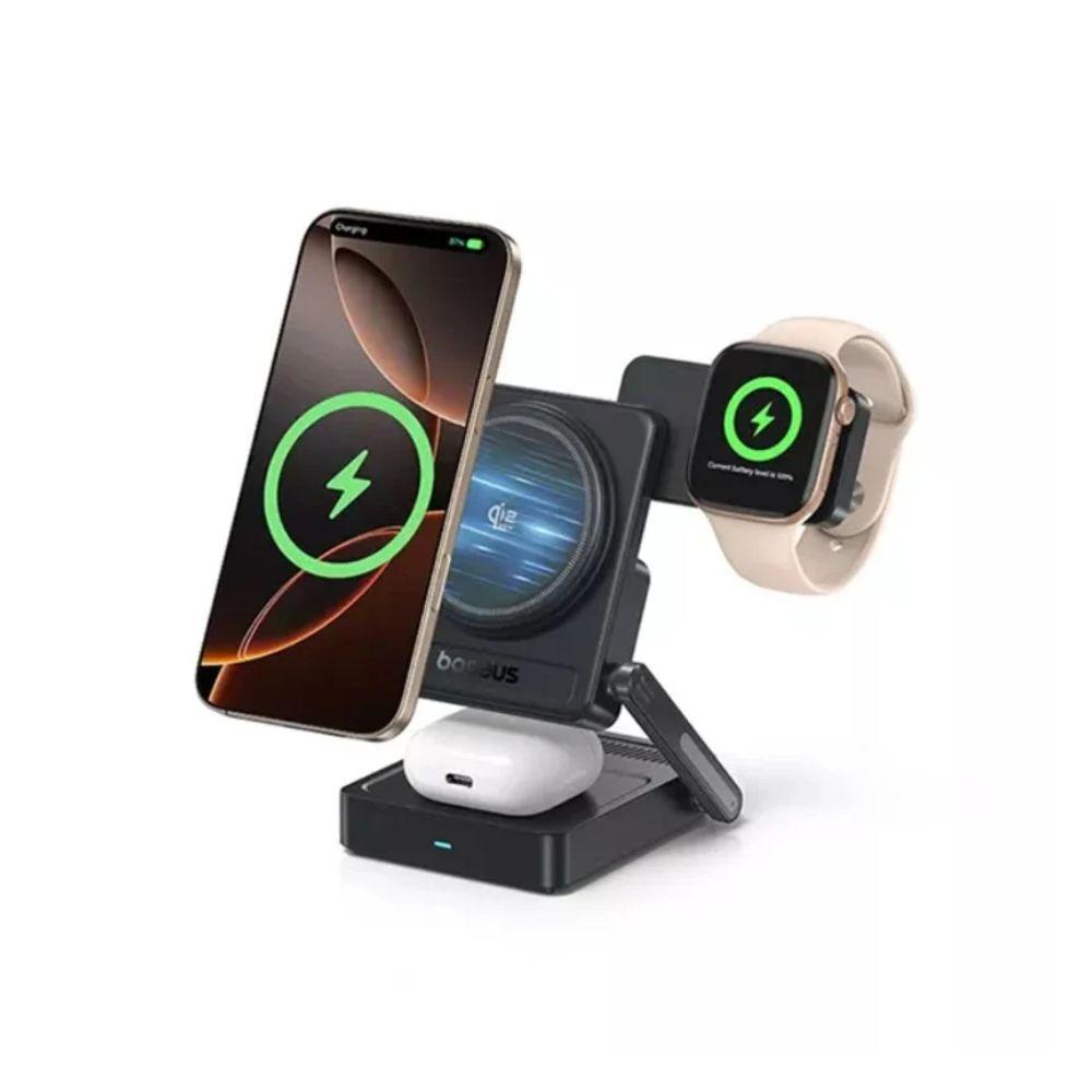 Baseus PicoGo AF21 Qi2.2 3-in-1 Magnetic Wireless Charging Station price in bangladesh