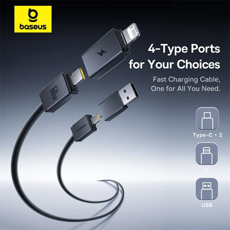 Baseus Versatile 4-in-1 Cable 60W price in bangladesh