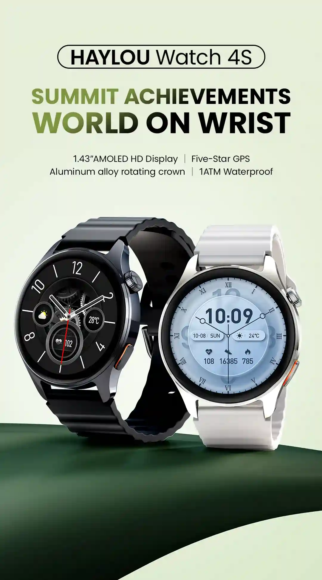 Touchscreen sports watch