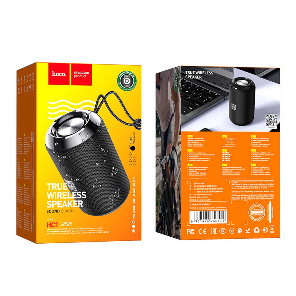 Hoco HC1 Portable Waterproof Wireless Speaker price in bangladesh