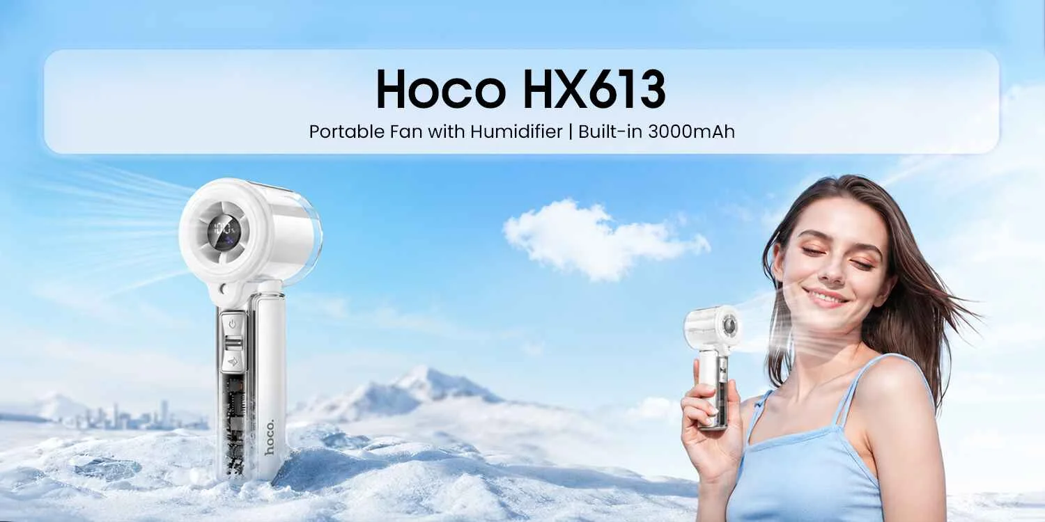 Portable hand fan