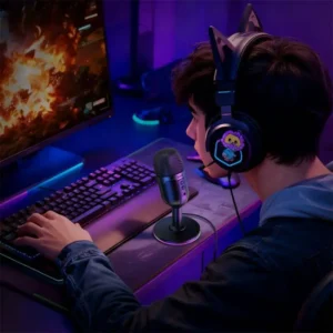 Hoco L25 Bright RGB USB Gaming Microphone price in bangladesh