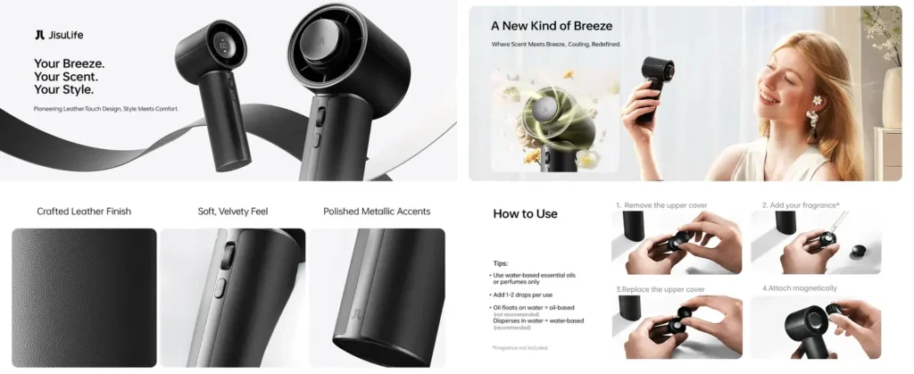 100 speed handheld fan