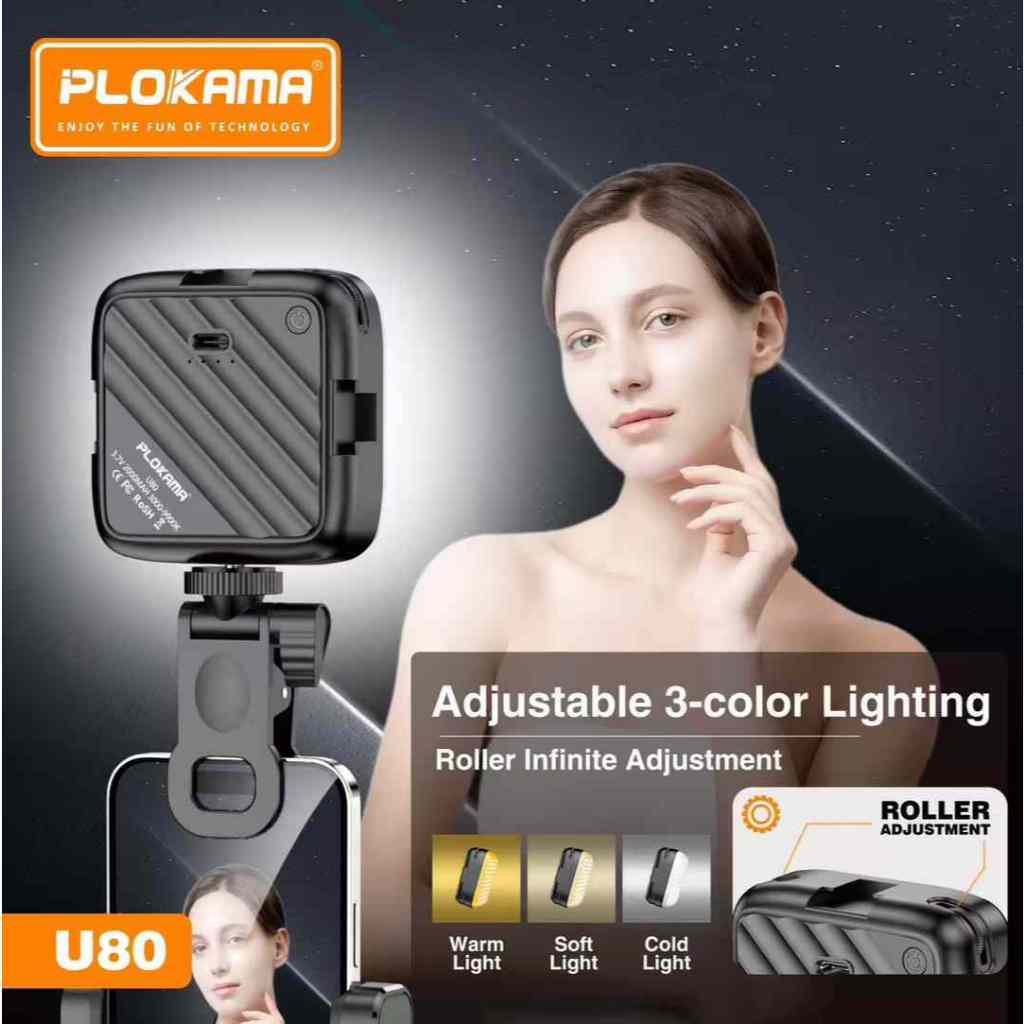 Plokama U80 Portable Clip-on LED Video Light price in bangladesh