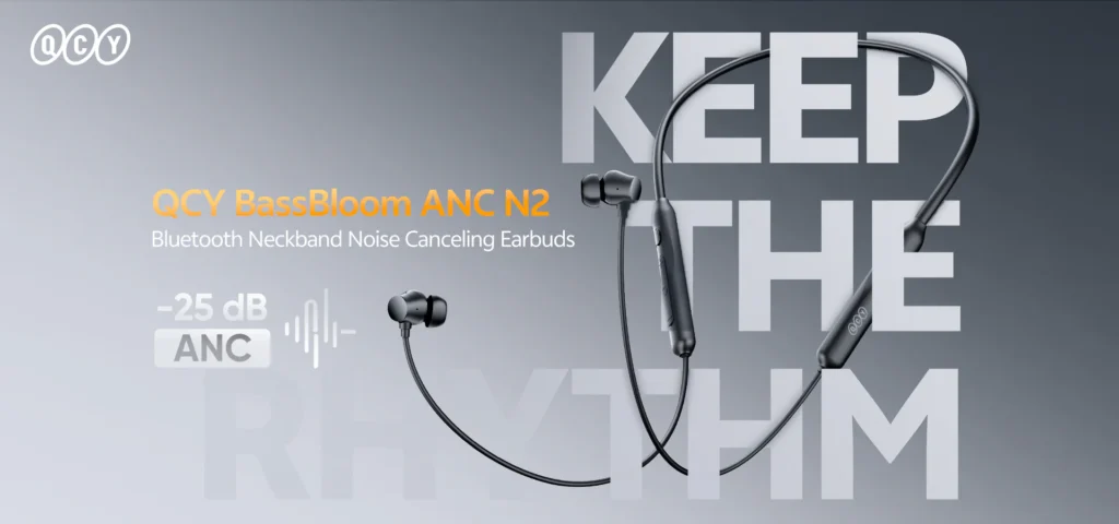 QCY BassBloom ANC N2 Wireless Neckband Earphone price in bangladesh