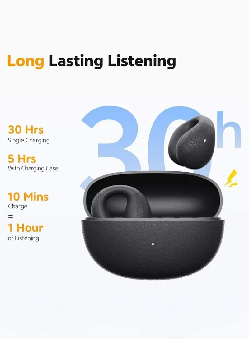 Open-ear clip headphone