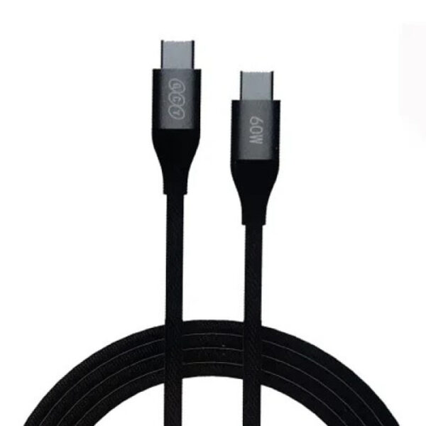 QCY DC21 60W Type-C to Type-C Fast Charging Cable 1.2M
