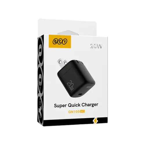 QCY GN105MG 20W GaN Fast Charger Type-C Power Delivery Adapter price in bangladesh