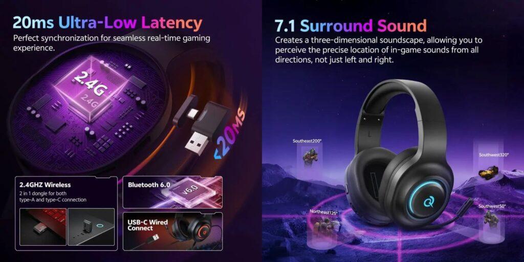 7.1 surround sound headset