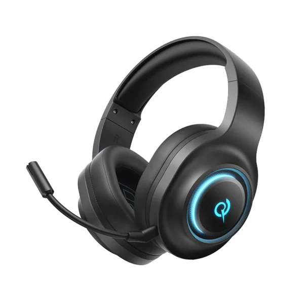 QCY Heroad V200 H4GM Overhead Gaming Headphone with 7.1 Surround Sound & Detachable Mic