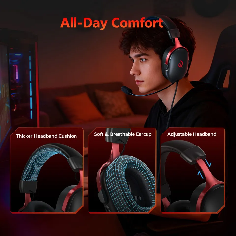 RGB gaming headphones