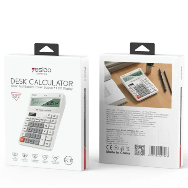 Yesido EC10 12-Digit Desk Calculator price in bangladesh