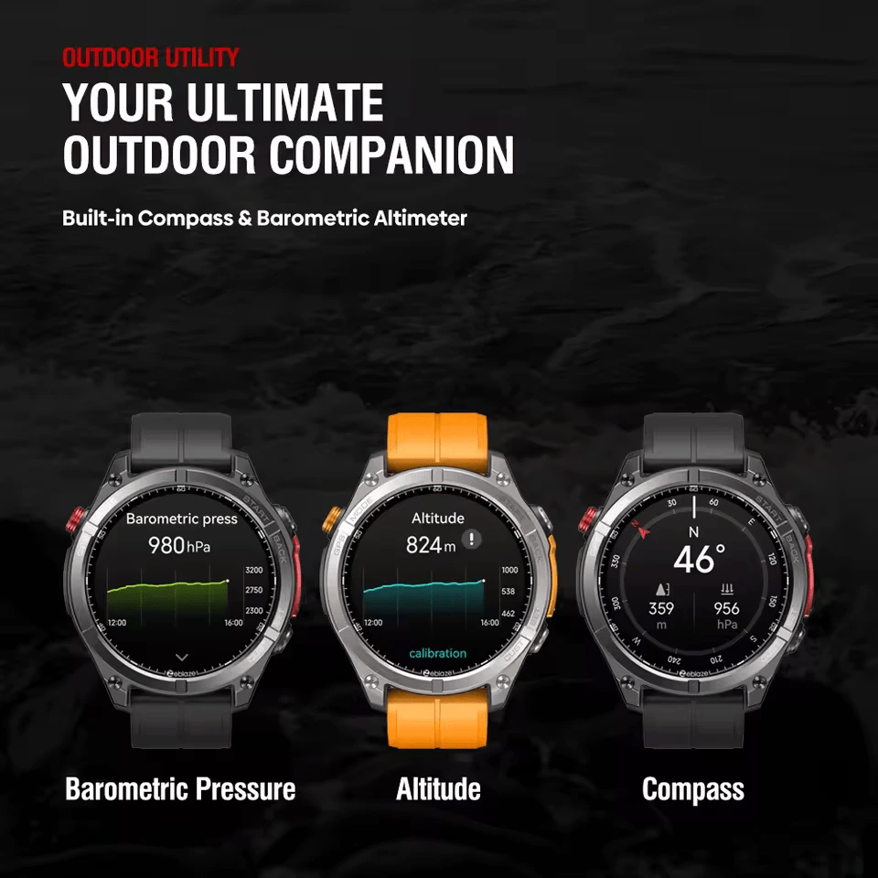 Rugged military smartwatch