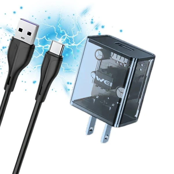 transparent fast charger