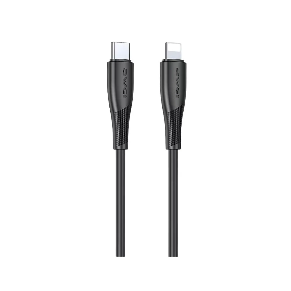Awei CL-182i 27W Type-C to Lightning PD Fast Charging Cable (1) Awei CL-182i 27W Type-C to Lightning PD Fast Charging Cable