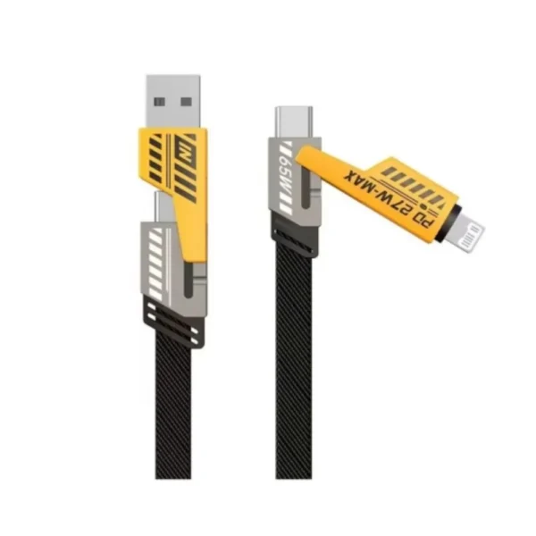 Awei CL-226 Universal 4-in-1 Braided Nylon Fast Charging Multi Cable