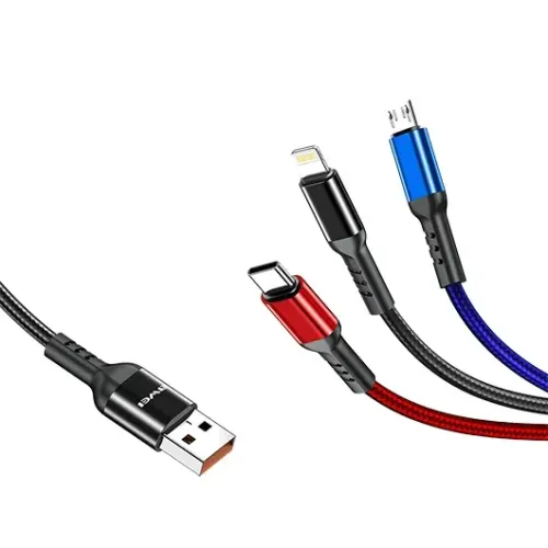 Awei CL-971 3-in-1 Fast Charging Cable 1.2M price in bangladesh