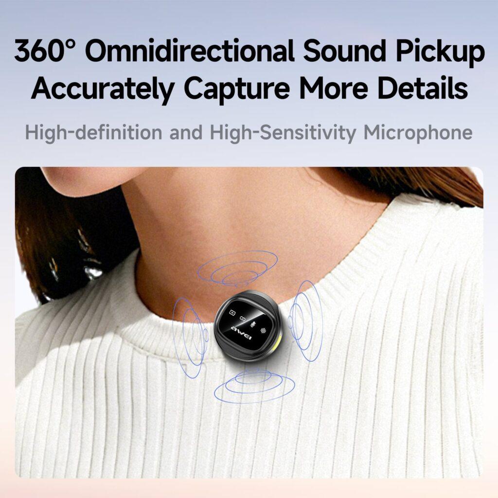 Awei MK3 Dual Wireless Lavalier Microphone price in bangladesh