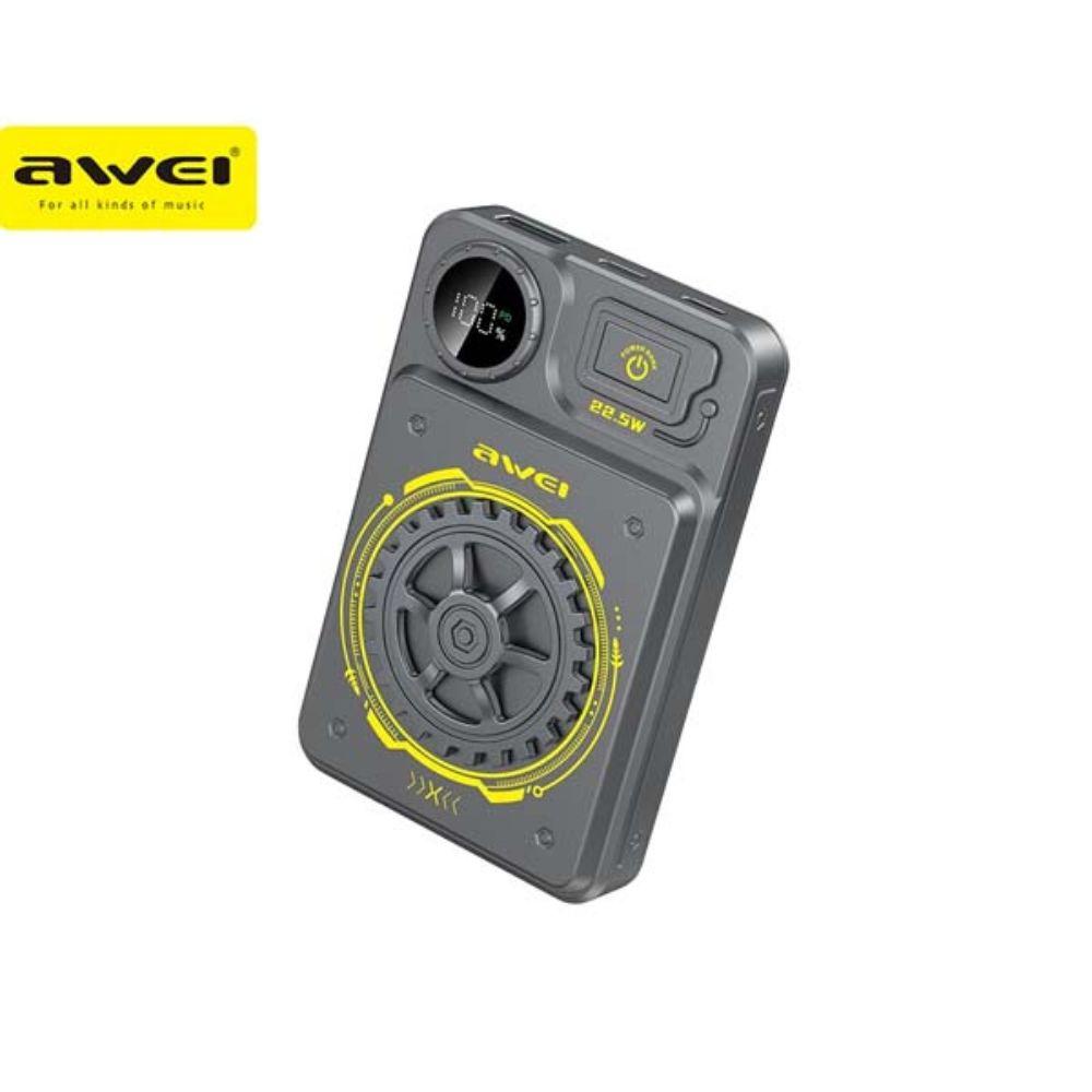 Awei P52K 10000mAh Magnetic Wireless Power Bank 22.5W (1) magnetic power bank