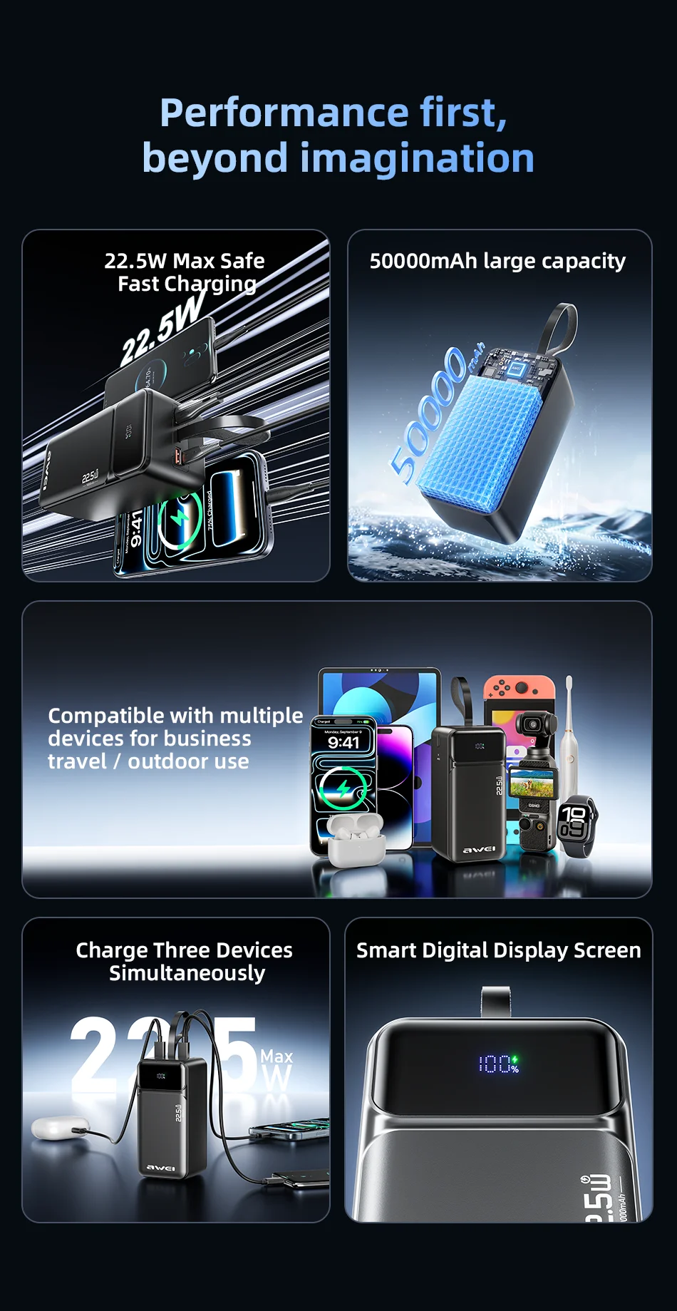 50000mah power bank
