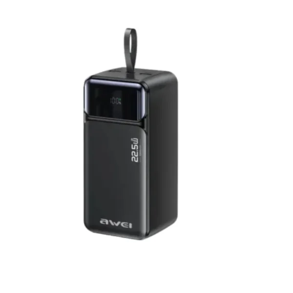 Awei PA-106 50000mAh 22.5W Super Fast Charging Power Bank with Digital Display