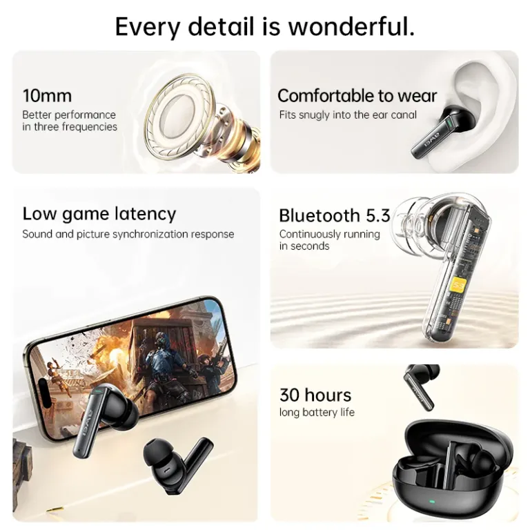 true wireless earphones