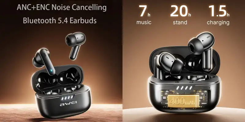 active noise cancelling earbuds
