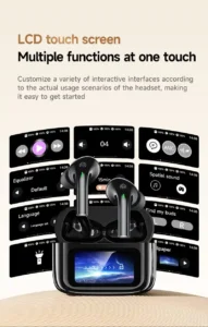 Awei TP29 ANC Smart Screen Wireless Earbuds with AI Real-Time Translation price in bangladesh