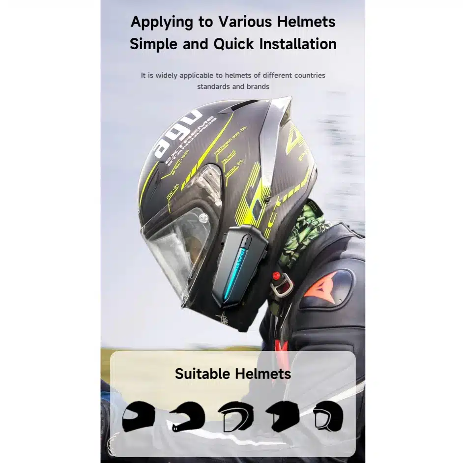 Awei VS-1 Motorcycle Helmet Bluetooth 5.4 Headset price in bangladesh