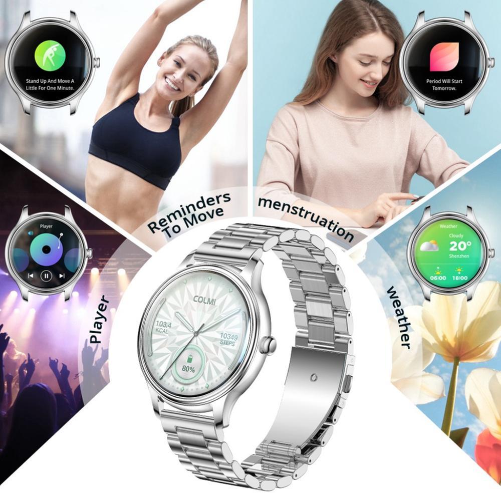 COLMI L28 smartwatch with steel strap