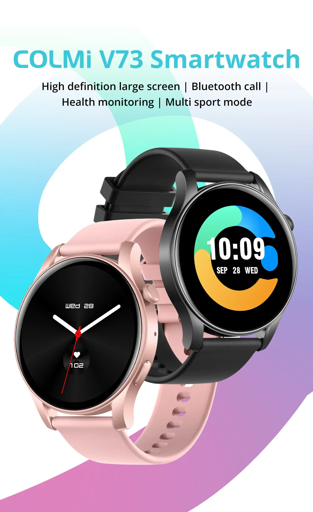 COLMI smart watch with Bluetooth calling
