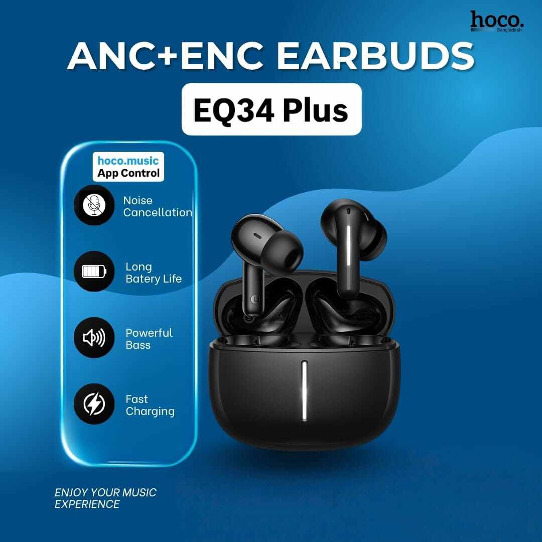 Hoco EQ34 Plus Rima ANC+ENC TWS Headset
