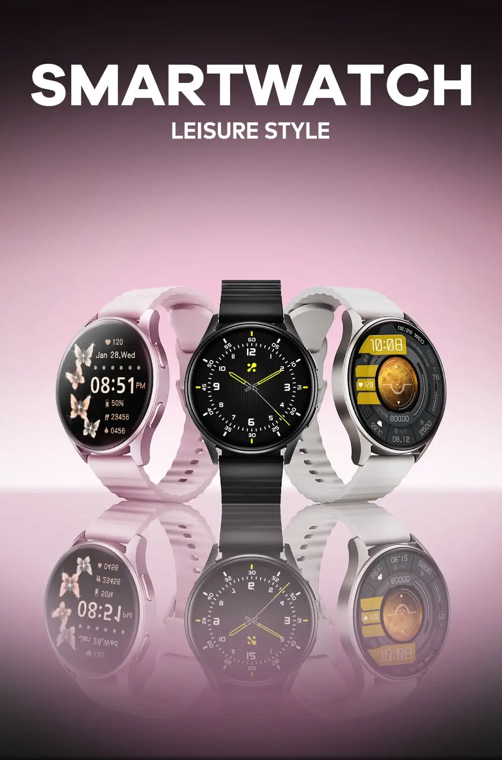 dual strap smart watch