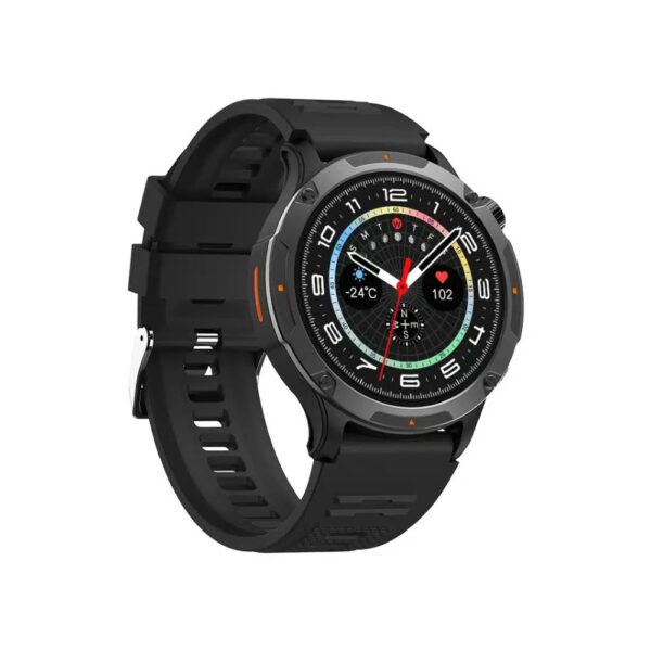 KFI GTR Rugged AMOLED Smartwatch with Built-in GPS & Dual Strap